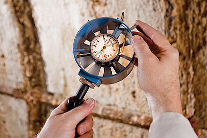 Medición con Anemómetro